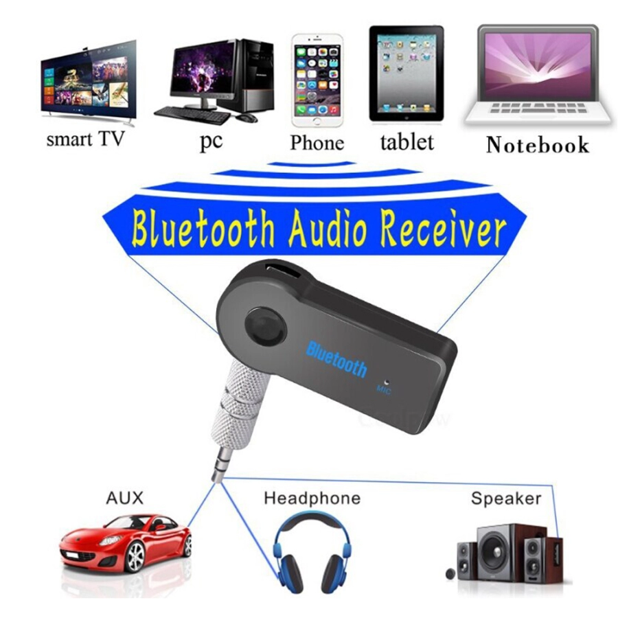 Mini Modulator Receiver Bluetooth 4.0 auto, Usams, adaptor audio, Adaptor BT Jack 3.5mm Stereo Hands Free Auto, negru