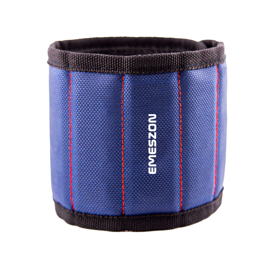 Bratara Magnetica unelte si scule, EMESZON® MW15, 15 Magneti Neodim Puternici, sustine suruburi, cuie, piulite, saibe, Albastru