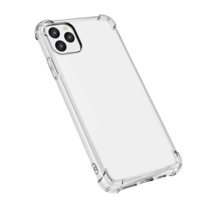 Husa bumper pentru telefon iPhone 11, Usams, din Silicon, cu dubla protectie Antisoc, transparenta