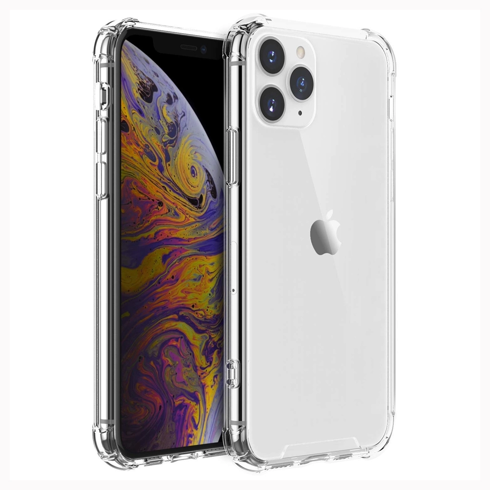 Husa bumper pentru telefon iPhone 11, Usams, din Silicon, cu dubla protectie Antisoc, transparenta