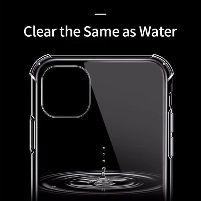 Husa bumper pentru telefon iPhone 11, Usams, din Silicon, cu dubla protectie Antisoc, transparenta