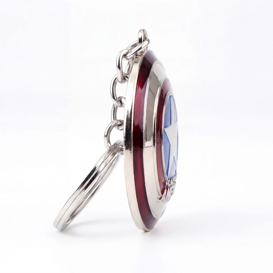 Breloc chei, model scut Captain America Avangers