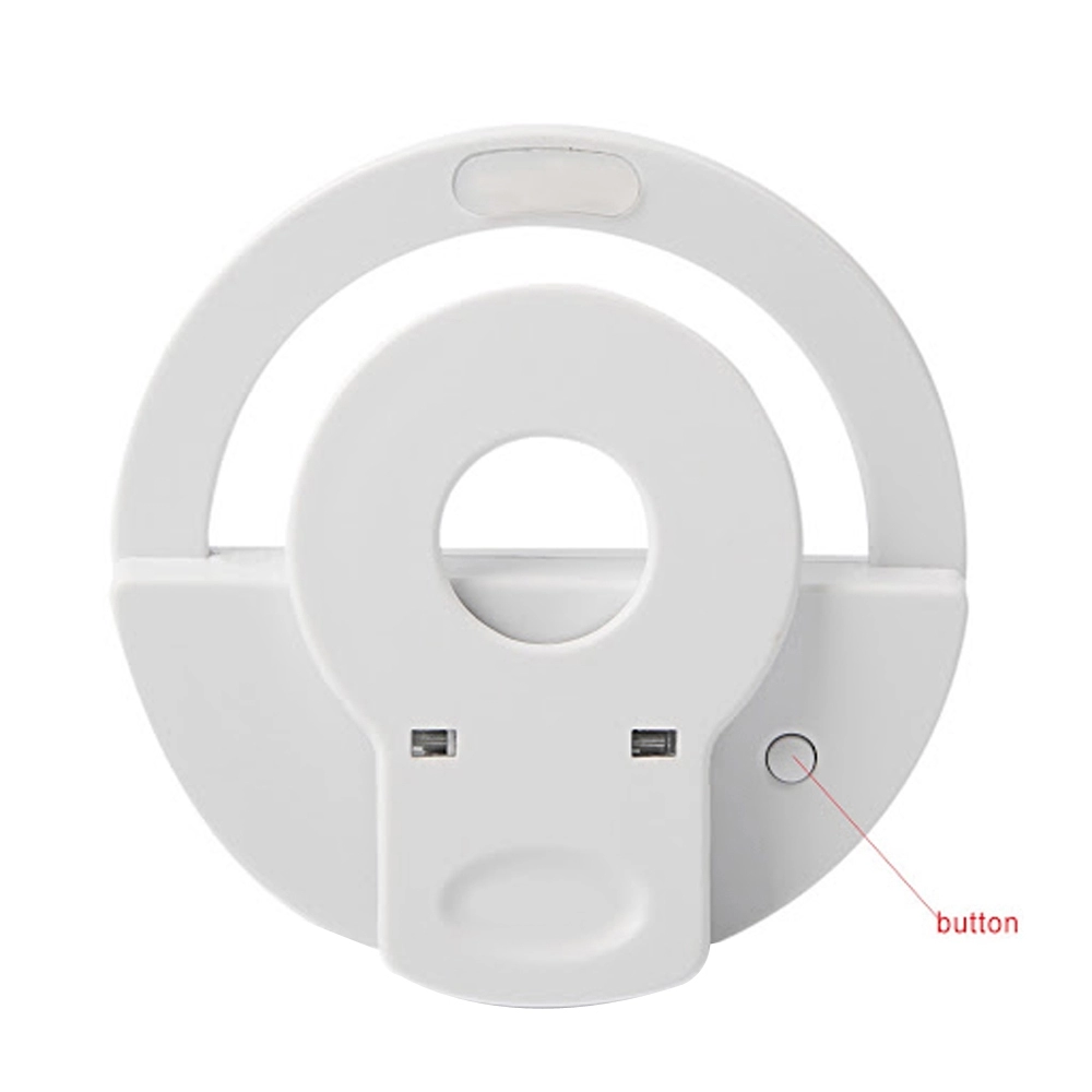 Selfie Ring Light LED, Anpro, telefon mobil smartphone tableta, contine acumulator si cablu USB, incarcare micro USB 5V, alb Selfie Ring Light LED, Anpro, telefon mobil smartphone tableta, contine acumulator si cablu USB, incarcare micro USB 5V, alb