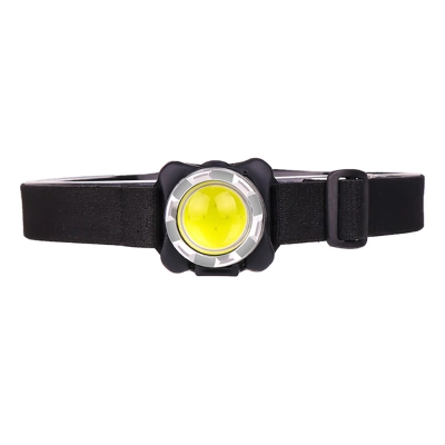Lanterna cu fixare pe cap, Emeszon ®, LED 300 lm, acumulator cu incarcare USB la Micro USB 5V, lumina alba, rosie, strobo, negru
