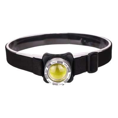 Lanterna cu fixare pe cap, Emeszon ®, LED 300 lm, acumulator cu incarcare USB la Micro USB 5V, lumina alba, rosie, strobo, negru