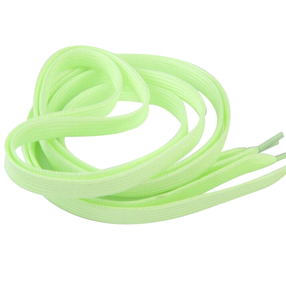 Sireturi fosforescente model sport, lumineaza noaptea, 1 pereche, lungime 100 cm, material textil, verde Sireturi fosforescente model sport, lumineaza noaptea, 1 pereche, lungime 100 cm, material textil, verde