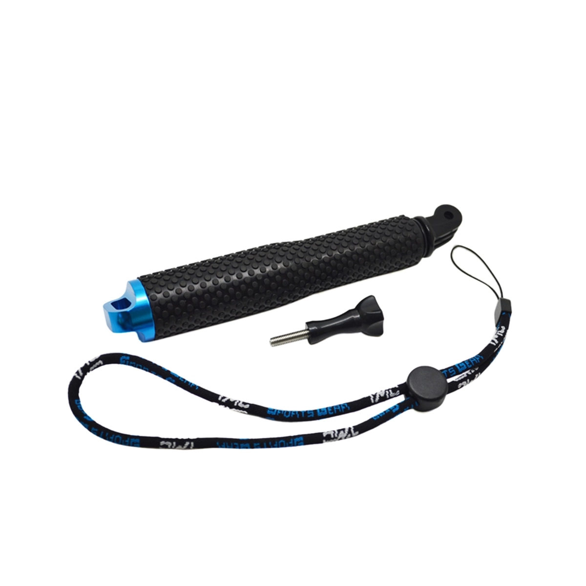 Selfie Stick GoPro, monopod telescopic pentru camere video de actiune GoPro Hero, SJ cam, Xiaomi, GitUp, capac albastru Selfie Stick GoPro, monopod telescopic pentru camere video de actiune GoPro Hero, SJ cam, Xiaomi, GitUp, capac albastru