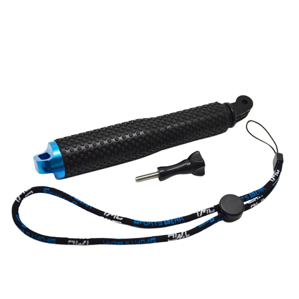 Selfie Stick GoPro, monopod telescopic pentru camere video de actiune GoPro Hero, SJ cam, Xiaomi, GitUp, capac albastru Selfie Stick GoPro, monopod telescopic pentru camere video de actiune GoPro Hero, SJ cam, Xiaomi, GitUp, capac albastru