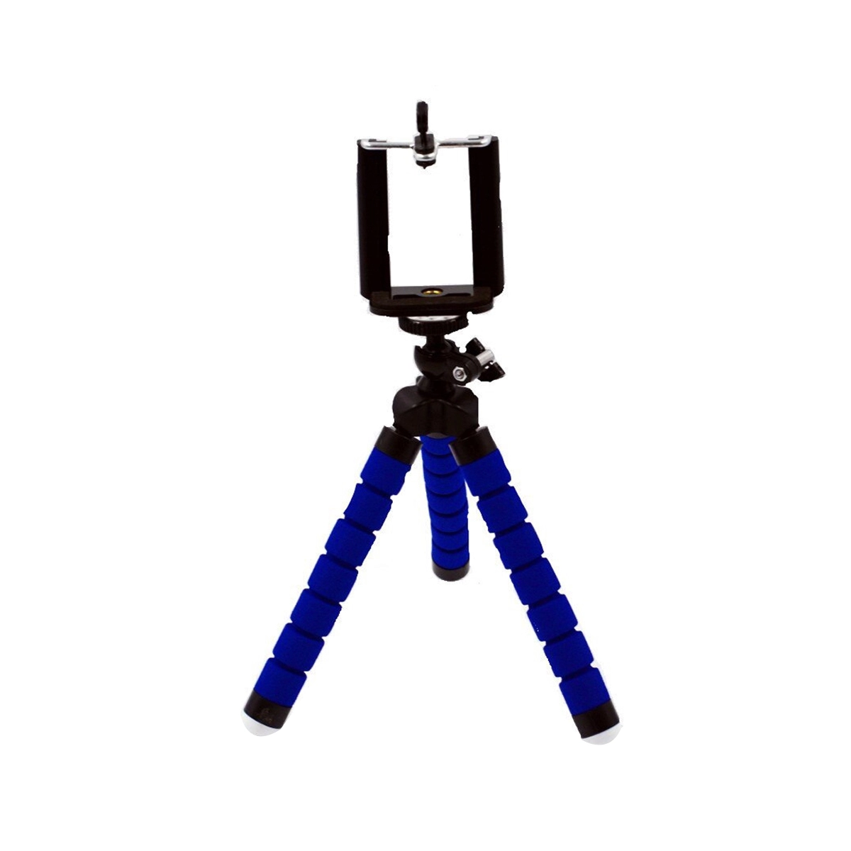 Trepied flexibil ajustabil pentru telefon, GoPro, Smartphone, Tableta, camera foto, camera cu cap rotativ de actiune, Albastru Trepied flexibil ajustabil pentru telefon, GoPro, Smartphone, Tableta, camera foto, camera cu cap rotativ de actiune, Albastru