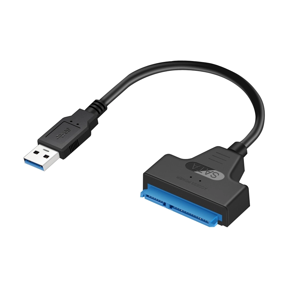 Cablu USB cu adaptor SATA 3, Ugreen, transfera date de la SATA 3 la USB 3 pentru HDD 2.5 sau SSD 2.5, viteza 6 Gbps UASP, negru