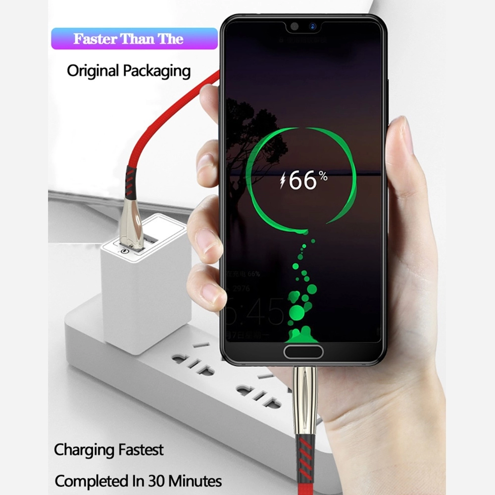 Cablu incarcare 5A 1m, Getihu, pentru telefon sau tableta, USB - Type C, Quick Charge 3.0 5A, incarcare rapida, QIB, mov