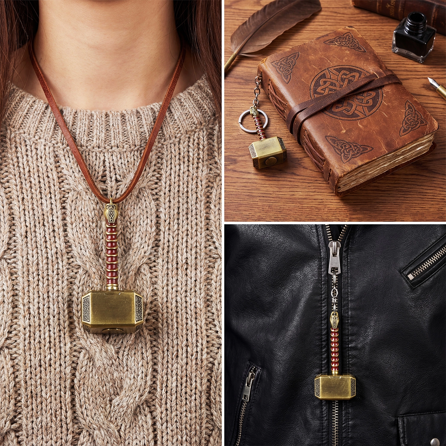 Breloc chei metalic, ciocan Hammer Thor Avengers